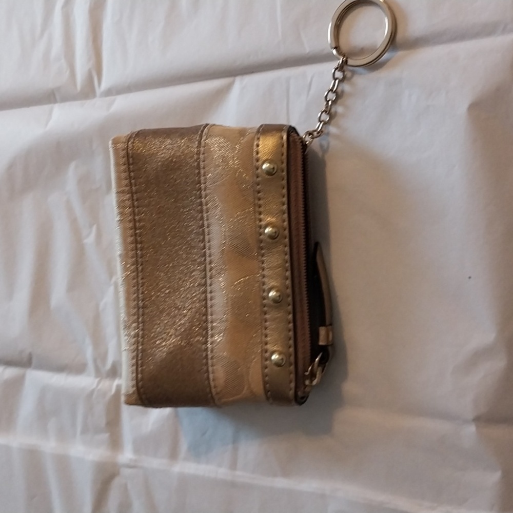 Coach coin and keyholder